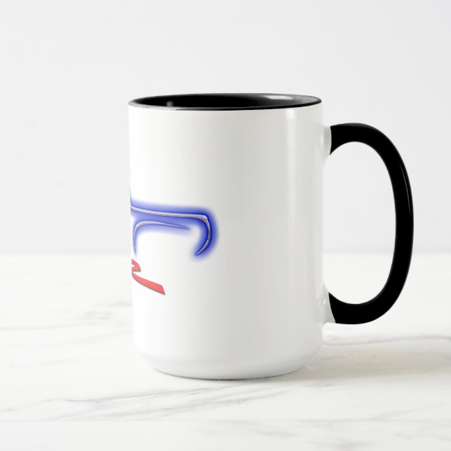Mug SSR Silhoutte bleu Pacifique (Droite)