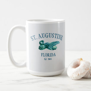 Mug St Augustine EST 1565 Tortue de mer de plage