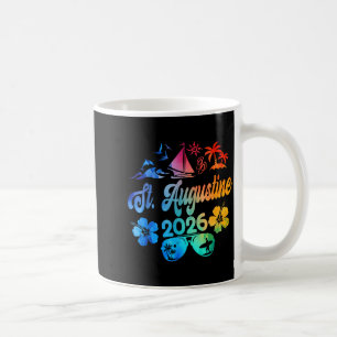 Mug St. Augustine Floride 2026 Vacances Tie Dye Été