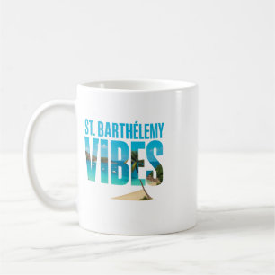 Mug St. Barthélemy Vibes Plage tropicale