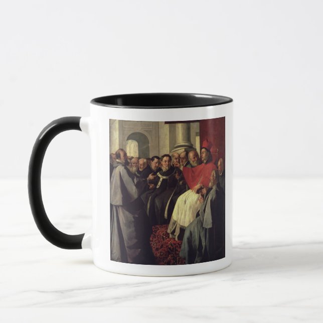 Mug St Bonaventure (1221-74) au Conseil de Lyon (Gauche)