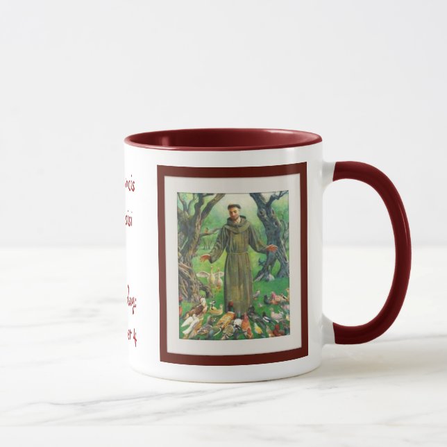 Mug St Francis d'Assisi (Droite)