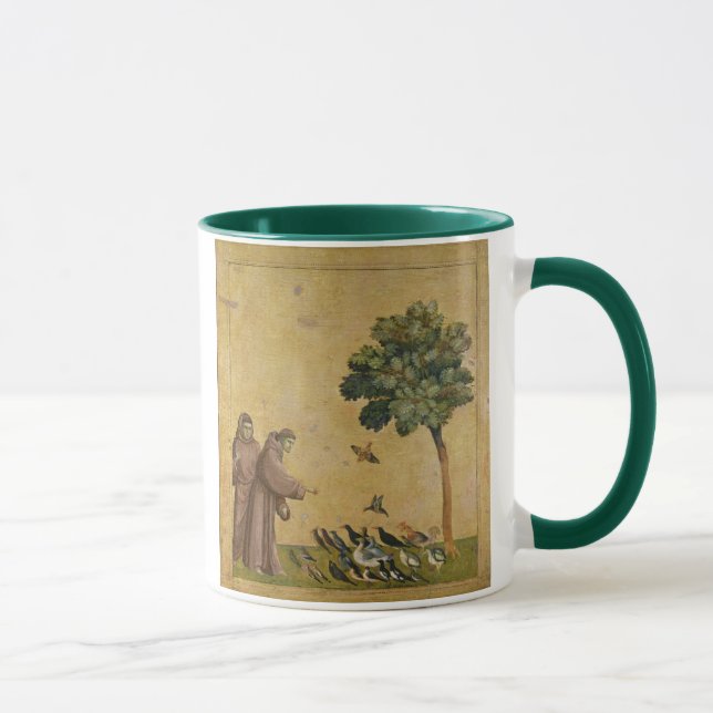 Mug St Francis d'Assisi prêchant aux oiseaux (Droite)
