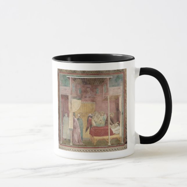 Mug St Francis guérit l'homme blessé de Lerida (Droite)