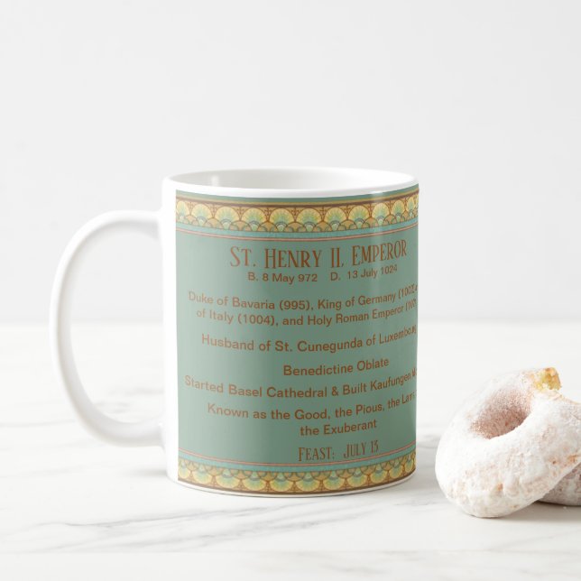 Mug St. Henry II, Empereur (BBS 10; Style 3) (Avec donut)