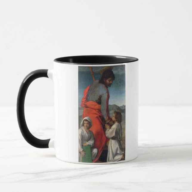 Mug St Jacob, c.1524-29 (huile sur la toile) (Gauche)