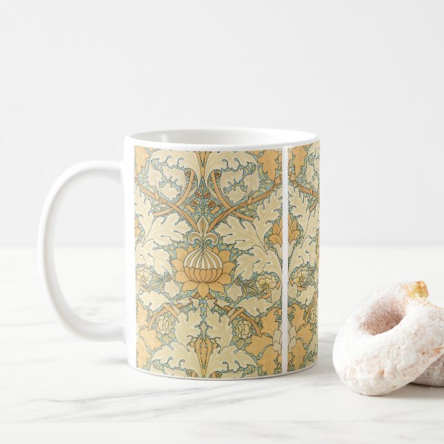 Mug St. James par William Morris, Acanthus Feuille (Avec donut)