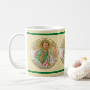 Mug St. Joseph d'après une « Carte de pèlerinage » (Dé