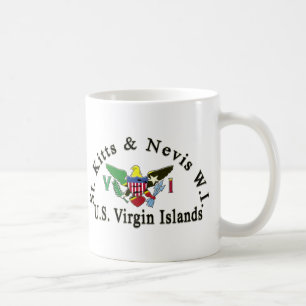 Mug St Kitts et Niévès/Îles Vierges américaines