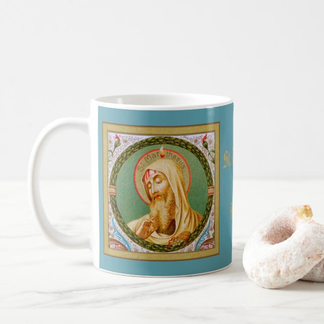 Mug St. Matthieu l'Apôtre (JMAS 08) (Avec donut)