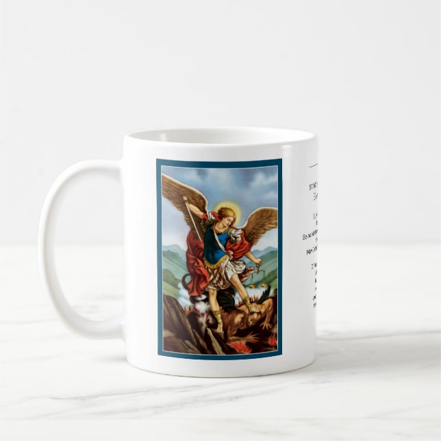 Mug St Michael la prière puissante d'Arkhangel (Gauche)