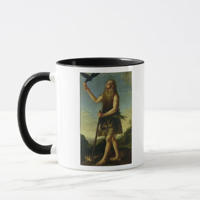 Mug St Onuphrius (huile sur la toile) (Gauche)