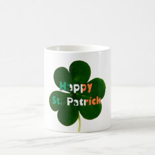 Mug St Patrick Irlandais Drapeau couleurs Typographie 