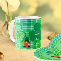 Mug St patrick Shamrock de Gnome