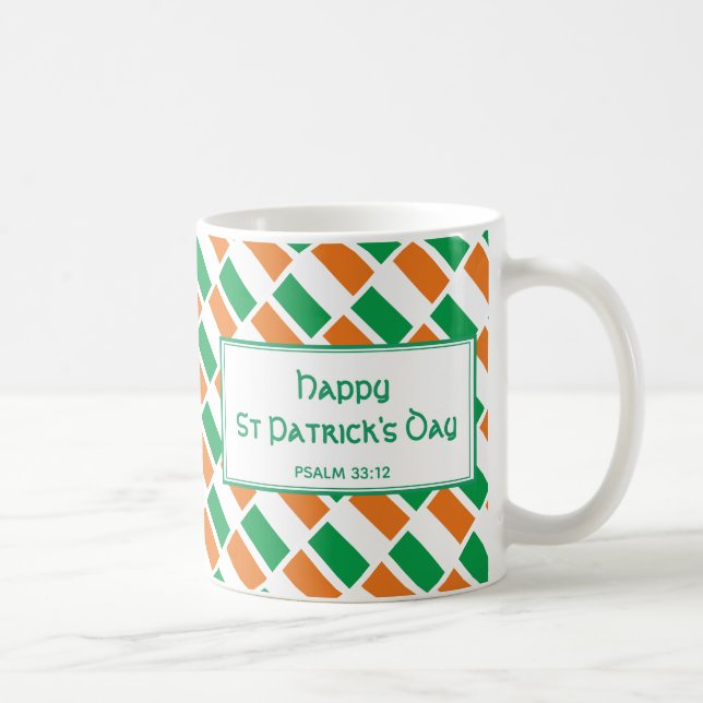 Mug ST PATRICK'S DAME DRAPEAU CHIEN IRLANDAIS Personna (Droite)