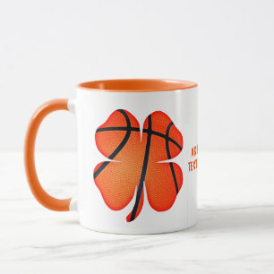 Mug St Patrick's Day Basketball 4 Shamrock Feuille