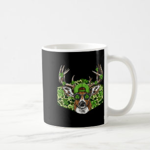 Mug St Patricks Day Buck Camo Chasse Chanceux Cerf Irl
