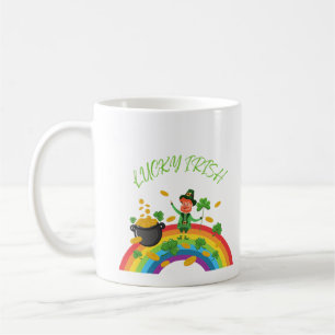 Mug St. Patricks Day -Funny Lucky Irish Leprechaun