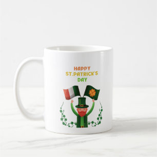 Mug St. Patricks Day Irlandais - Lucky Irish Shamrock