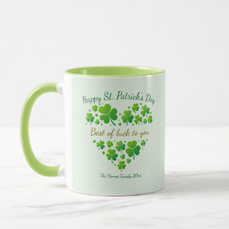 Mug St. Patrick's Day Shamrock Keepsake I Best of Luck