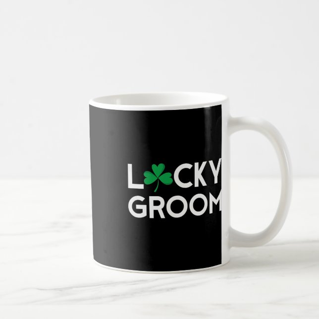 Mug St Pattys Fête de la Saint-Patrick Futur Marié Ent (Droite)