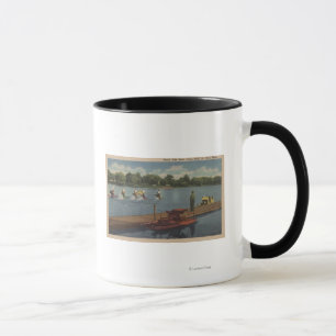 Mug St Paul, manganèse - course de vélo de l'eau en
