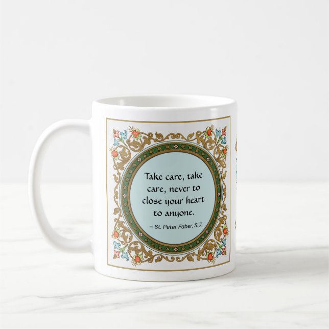 Mug St. Peter Faber (BK 051 ; citation célèbre) (Gauche)