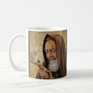 Mug St Prêtre et Stigmatist de l'aumônier Pio
