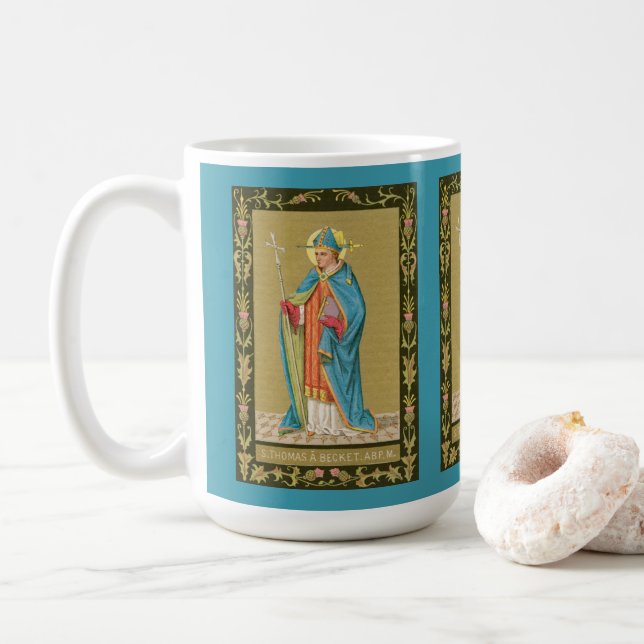 Mug St. Thomas Becket avec épée dans la mitre (P 005) (Avec donut)