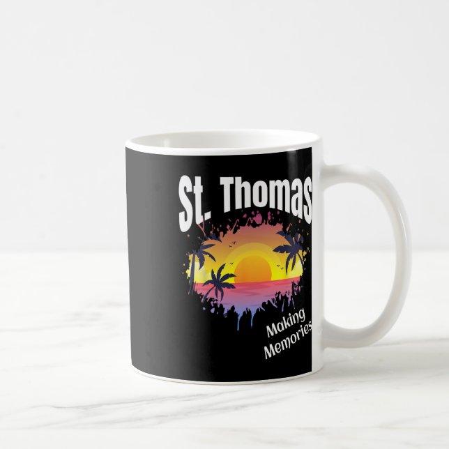 Mug St Thomas Faire des souvenirs de jumelage vacances (Droite)