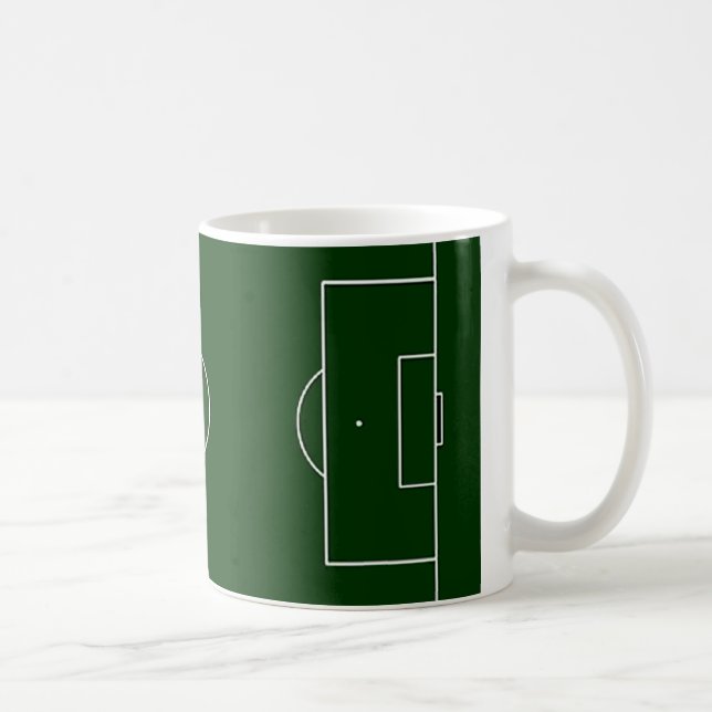 Mug stade de football vert (Droite)