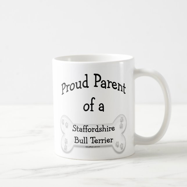 Mug Staffordshire Bull Terrier Fière Parent (Droite)