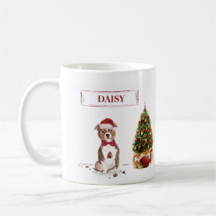 Mug Staffordshire Bull Terrier Funny Chien de Noël