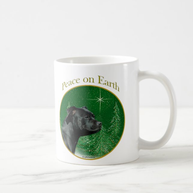 Mug Staffordshire Bull Terrier Paix (Droite)