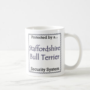 Mug Staffordshire Bull Terrier Système de Sécurité