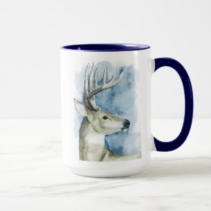 Mug Stag errant - Aquarelle