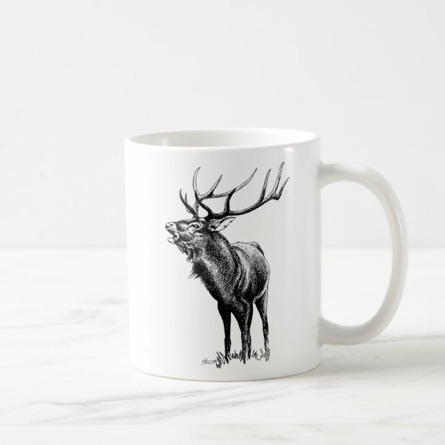 Mug Stag Roaring - Papa n°1 du monde (Droite)