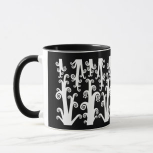 Mug Stalks à crémaillère - Noir et blanc