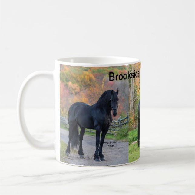 Mug Stallions de Brookside Friesians LLC (Gauche)