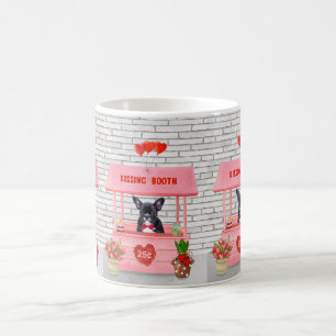 Mug Stand de bisous pour Saint-Valentin de Bouledogue 