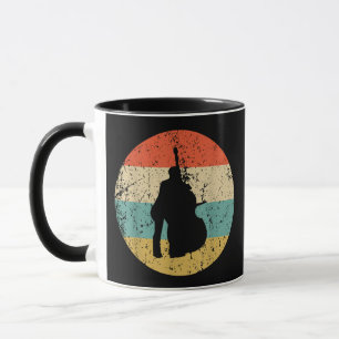 Mug Stand Up Bass Shirt - Vintage musique rétro