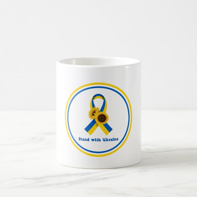 Mug Stand With Ukraine Support Ribbon (Centre)