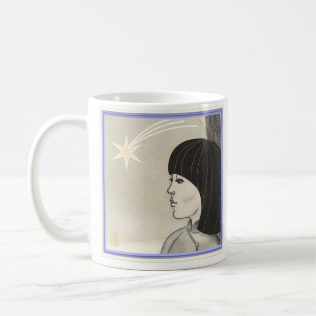 Mug Star Girl White 11 oz (Gauche)