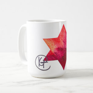 Mug Star juive Coeur du feu Art
