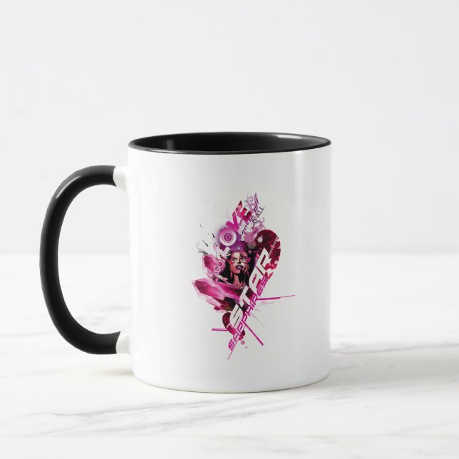 Mug Star Sapphire Graphisme 8 (Gauche)