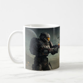 Mug Starfall Explosion: Armored Space Warrior