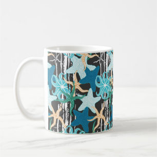 Mug Starfish est un motif sans soudure. Astériles à ma