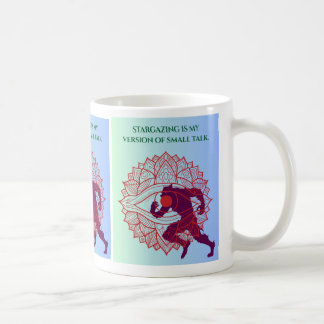 Mug "Stargazing Is My Small Talk" Mandala Werewolf Art