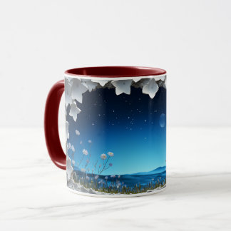 Mug Starlit Night Garden Céramique café ☕