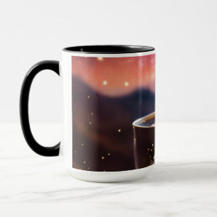 Mug Starry Brew : Une symphonie florale sous le ciel n